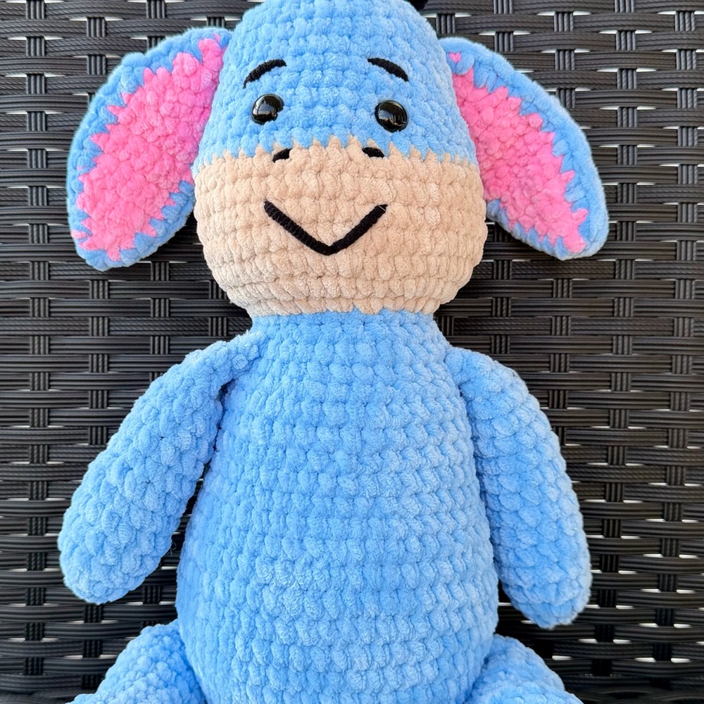 Crochet Eeyore Plush - Handmade‎